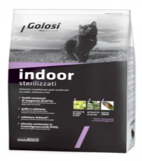 Golosi Indoor Somon Balıklı Pirinçli 400 gr Kedi Maması kullananlar yorumlar